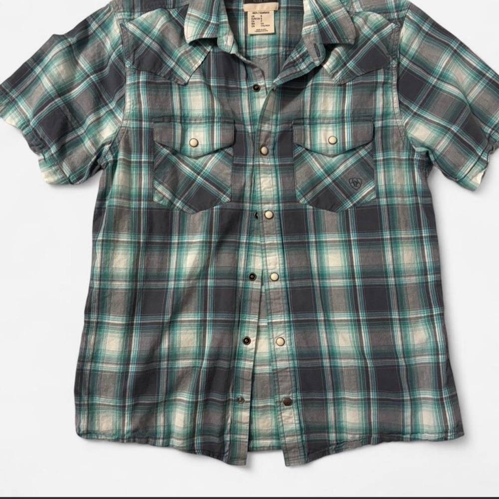 Ariat Retro Fit Plaid Western Snap Shirt